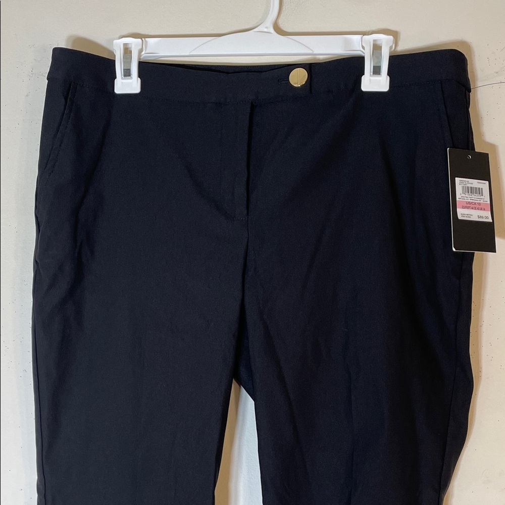 NWT. Jones New York 10 Classic Black Slim Crop Dress Pants. - Picture 3 of 10